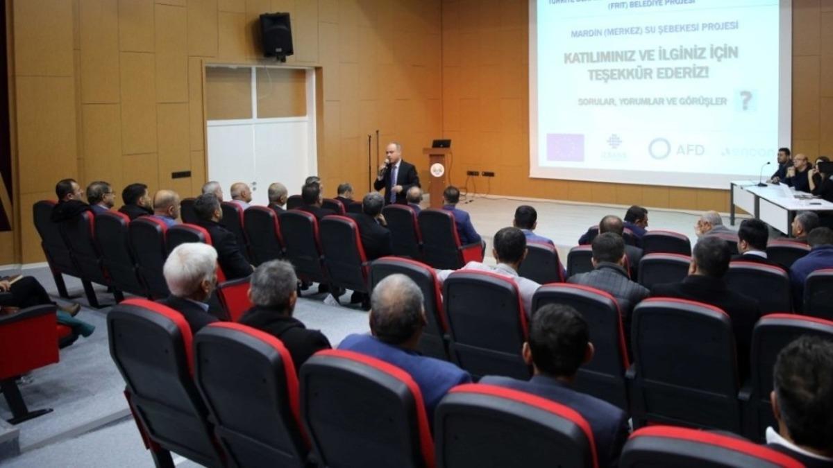 Artuklu İ&ccedil;me suyu Projesinin tanıtım toplantısı yapıldı