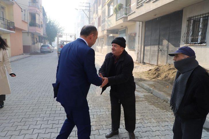 Başkan Akın yenilenen Karaağaç yolunu inceledi G3