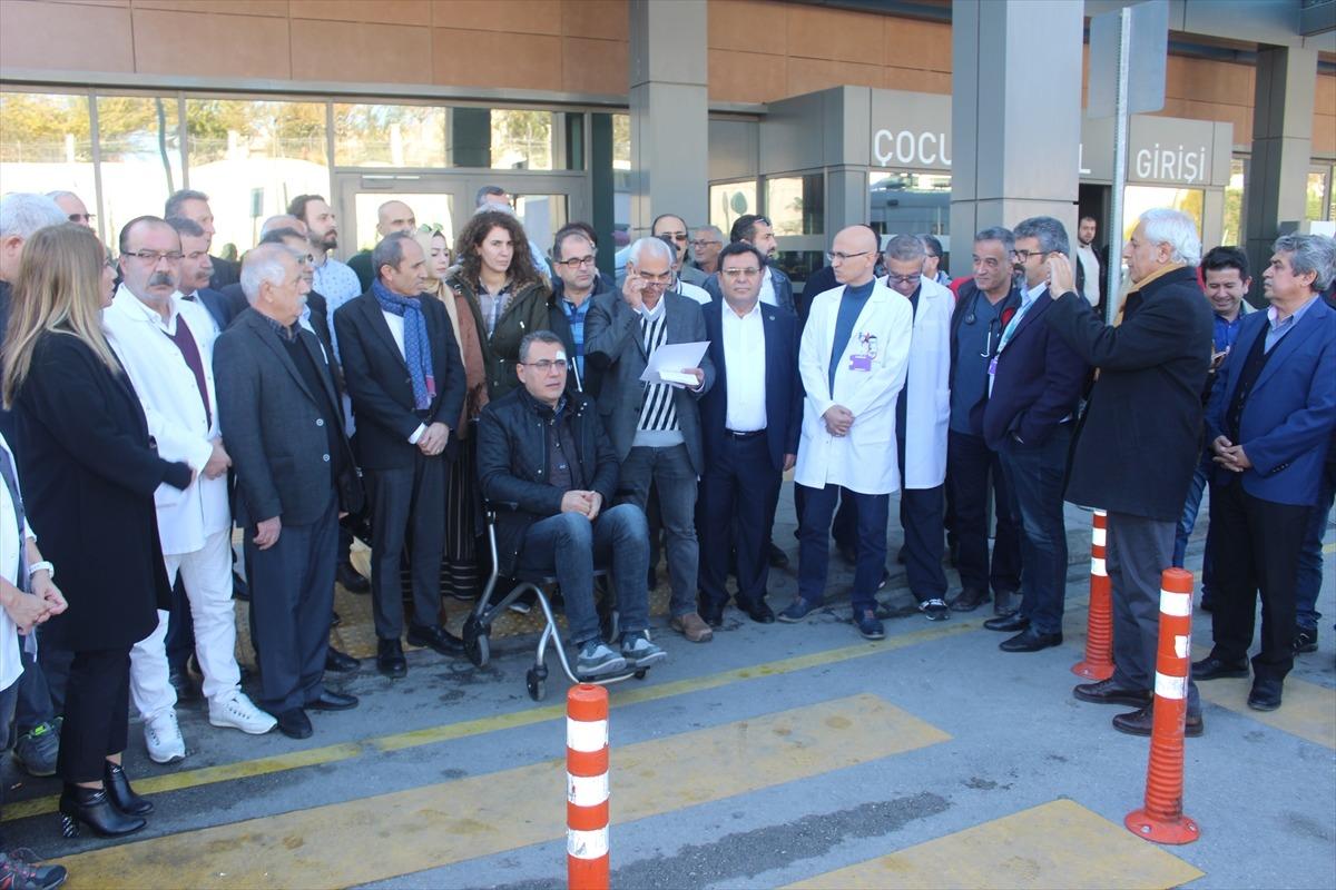 Adana'da sağlık sendikalarından doktorun darbedilmesine tepki