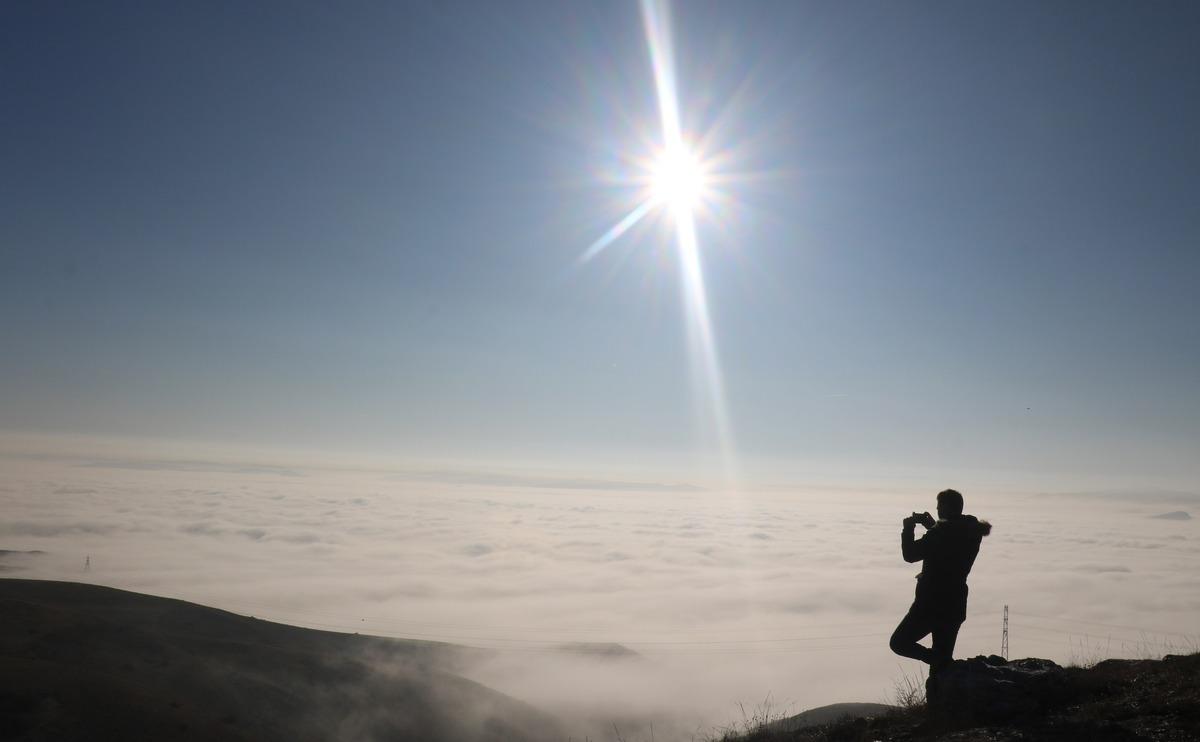 O kent sis denizinin altında kayboldu! Hayran bırakan manzara