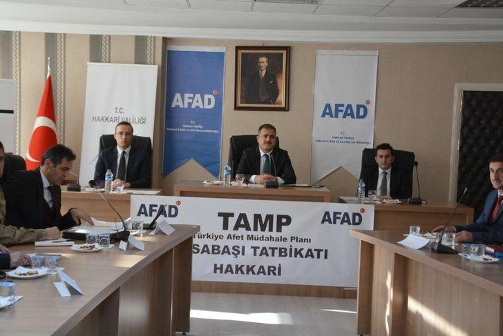 Hakkari’de 2019 yılı TAMP masa başı tatbikatı G1