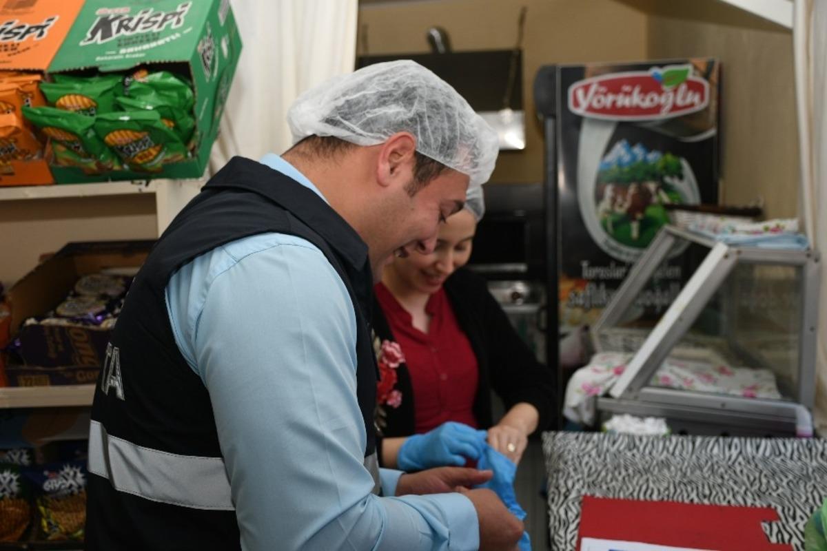 Zabıta ekiplerinden okul kantinlerine denetim