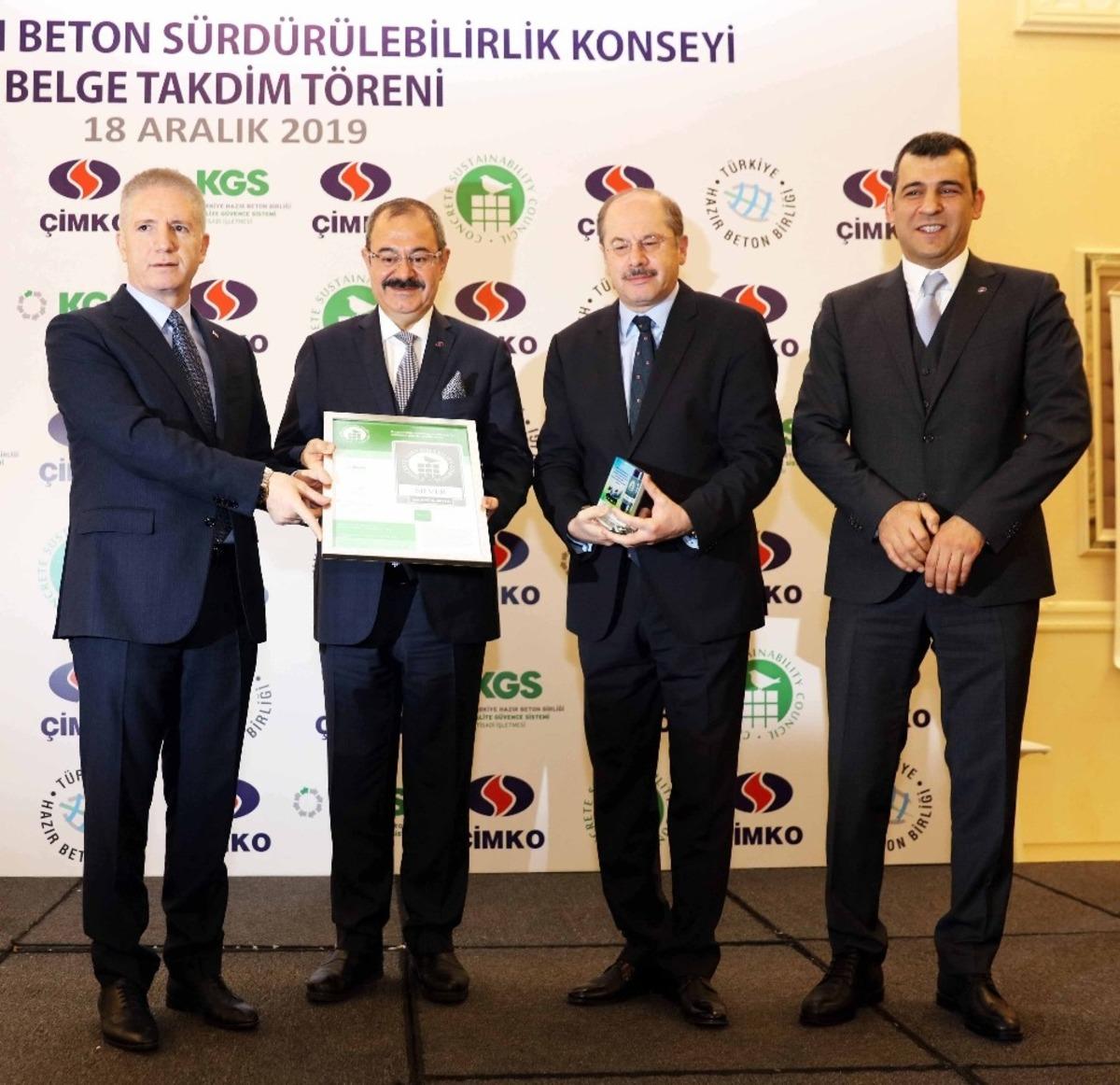 &Ccedil;İMKO&rsquo;nun &uuml;&ccedil; tesisine &ldquo;Kaynakların Sorumlu Kullanımı Belgesi&rdquo;