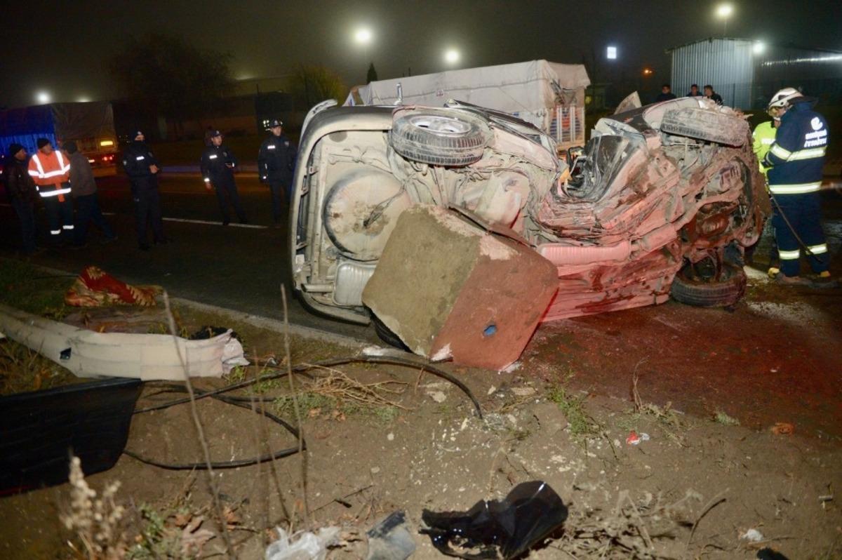 Eskişehir&rsquo;de feci kaza! G&ouml;rg&uuml; tanıkları deprem oluyor sandı!