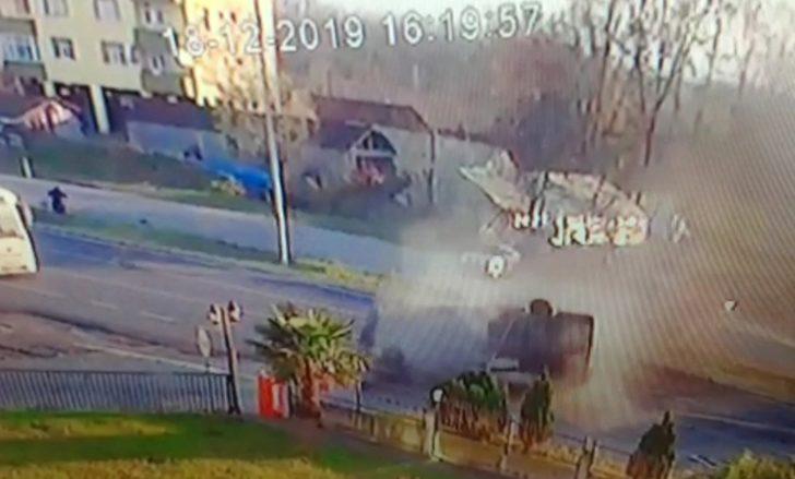 Samsun'da 2 öğrencinin öldüğü korkunç kazanın görüntüleri ortaya çıktı! G4