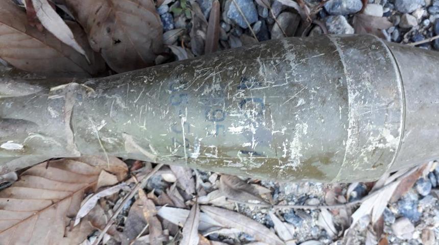 Van'daki terör operasyonunda ele geçirilen roketatar mühimmatları imha edildi