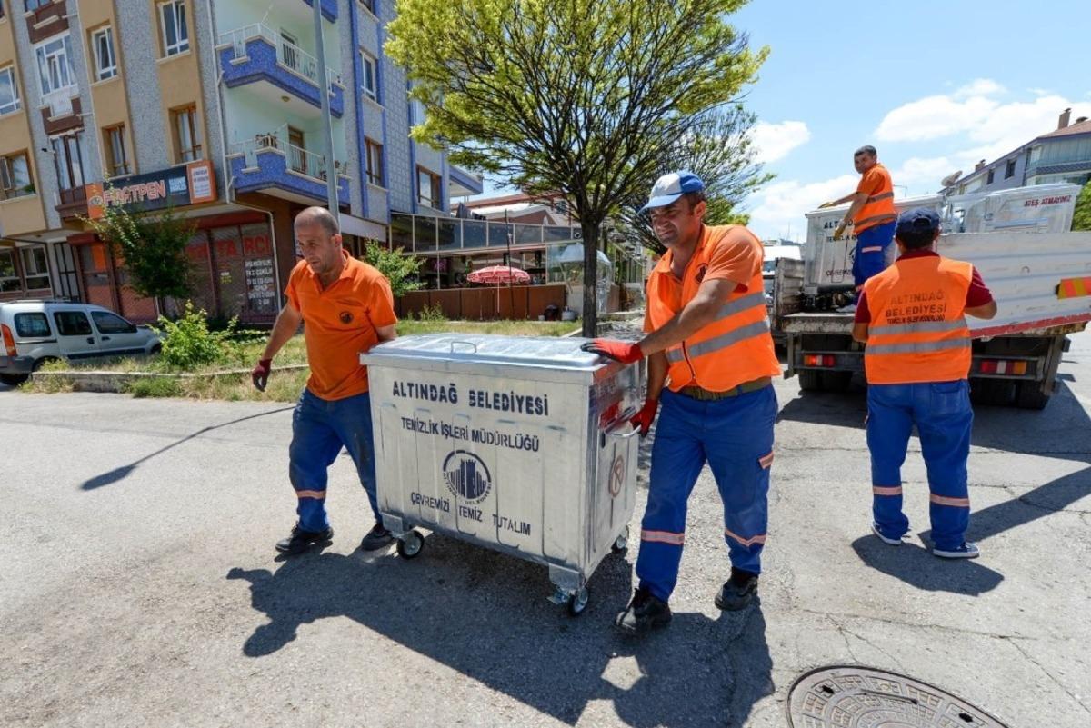 Her mahalleye &ccedil;&ouml;p konteyneri