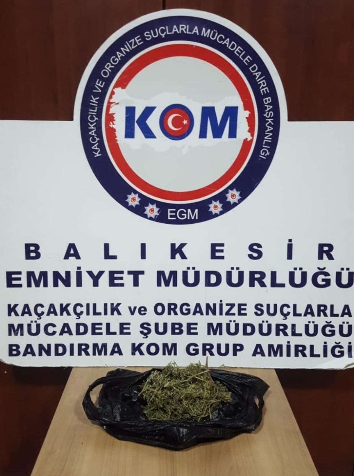 Balıkesir polisi 6 uyuşturucu tacirini yakaladı