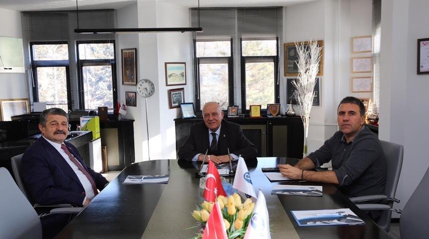 Başkan Akın&rsquo;dan &Ccedil;ağ &Ccedil;elik&rsquo;e ziyaret