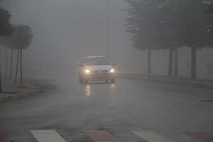 Sis bulutları Elazığ'da! Gören telefonuna sarıldı G4