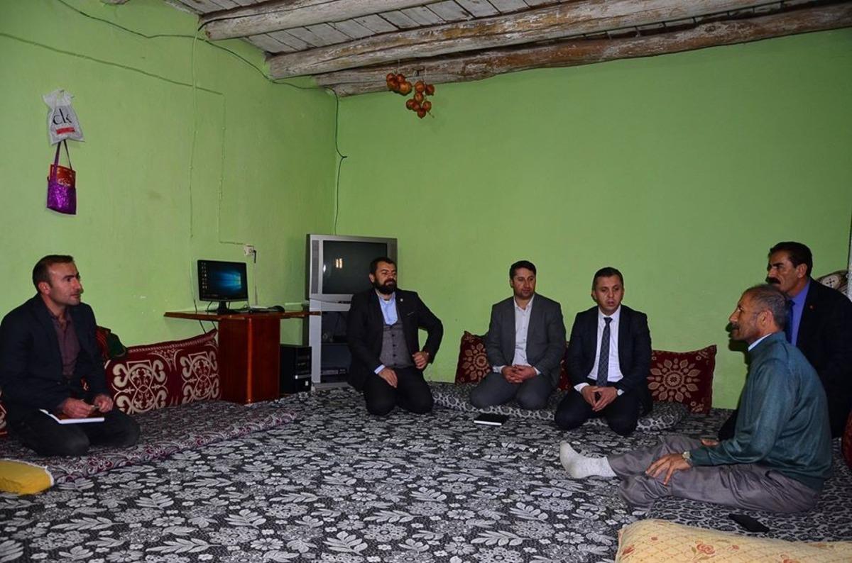 Kaymakam Solmaz&rsquo;dan şehit yakınları ve gazilere ziyaret