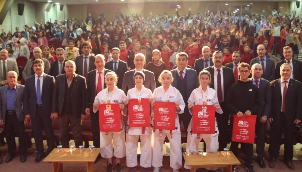 Milli Olimpiyatlar Komitesi &ouml;ğrencilerle buluştu