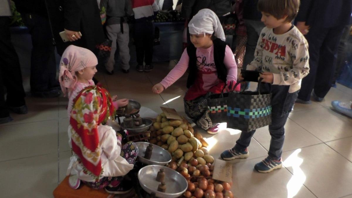 Nazilli&rsquo;de &ccedil;ocuklar pazarcılığı ve alışveriş yapmayı &ouml;ğrendi