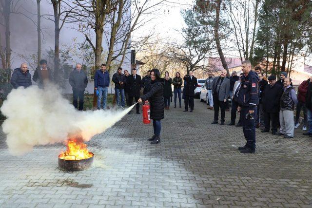 Bartın Üniversitesi’nde yangın ve tahliye tatbikatı yapıldı