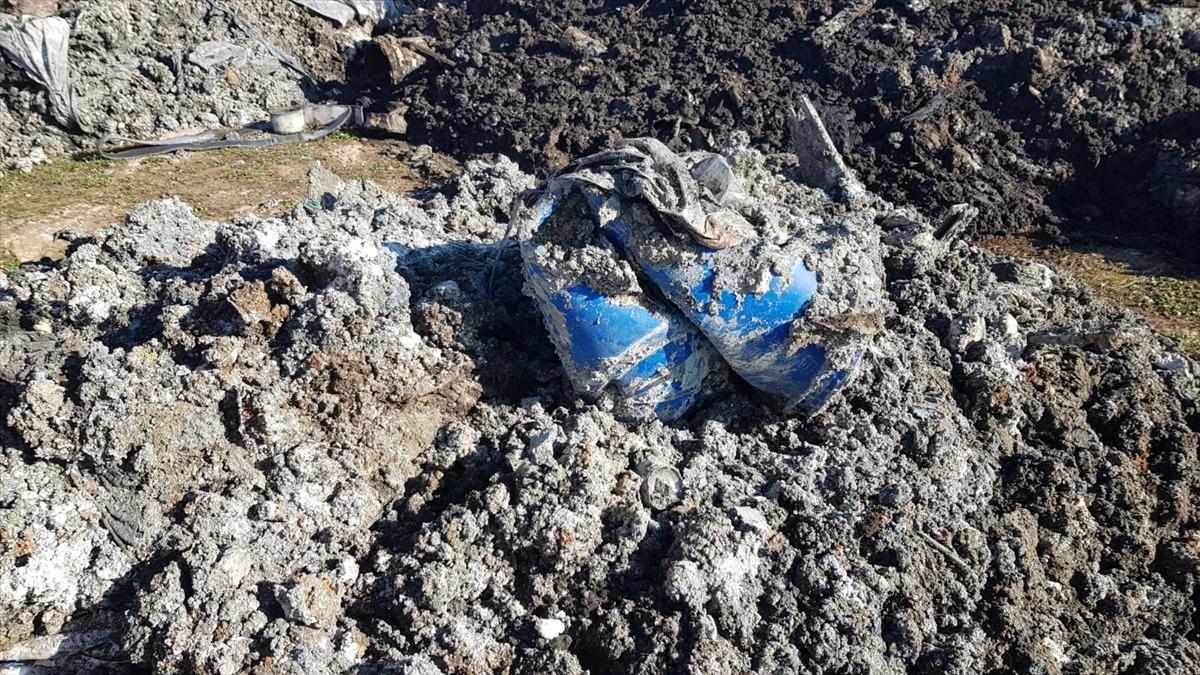 Bursa'da araziye d&ouml;k&uuml;len kimyasal atık imha edilecek