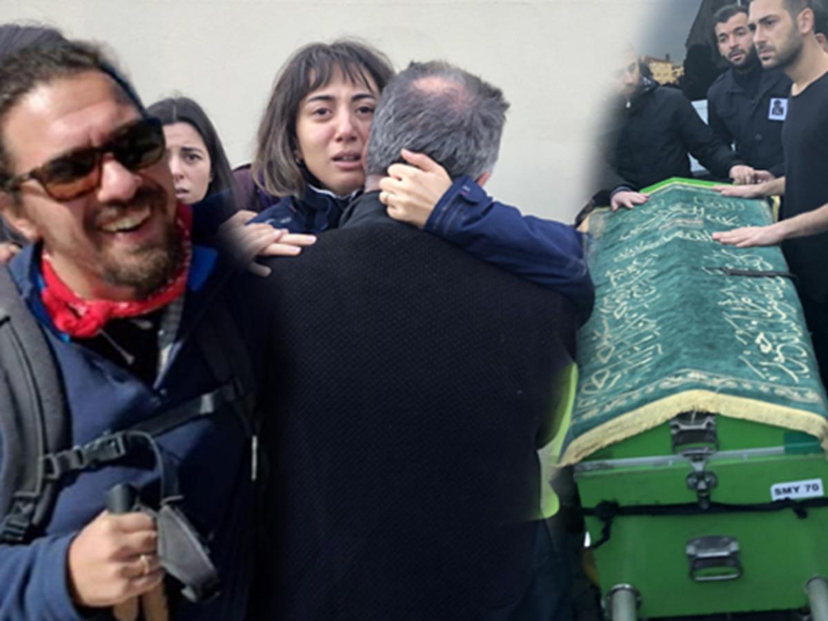 Mert Alpaslan'ın eşi Burcu Alpaslan g&ouml;zyaşlarına boğuldu