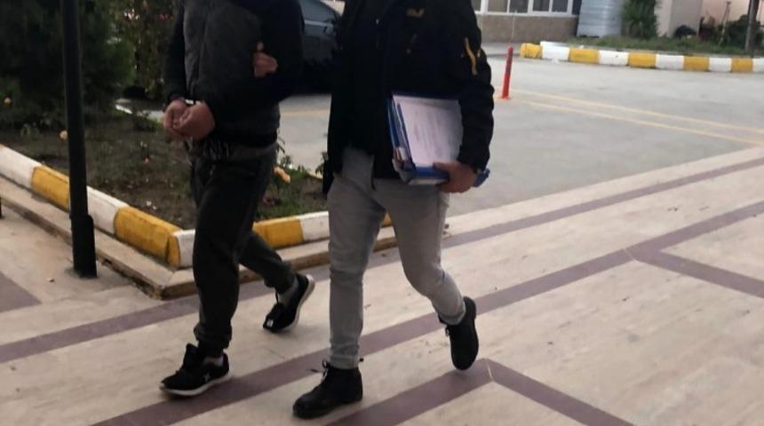 Kuşadası&rsquo;nda 18 yıl  kesinleşmiş hapis cezası bulunan  zanlı yakalandı
