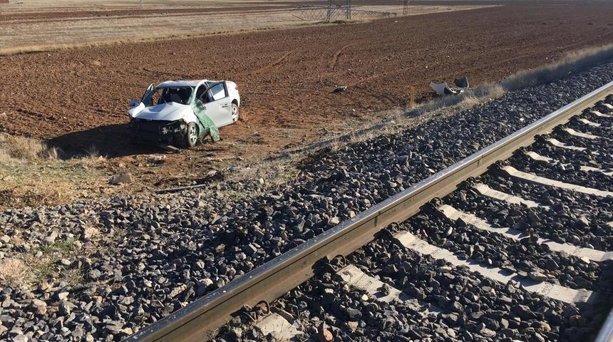 Yozgat'ta hemzemin geçitte kaza: 2 yaralı