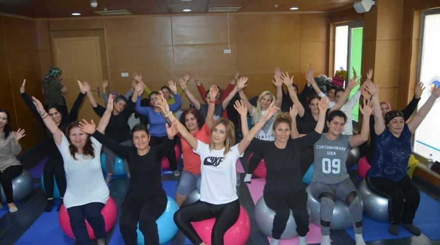 Ceyhan’da kadınlara pilates ve zumba kursu