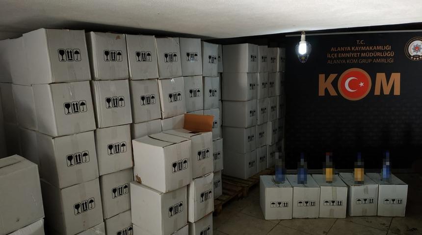 Yılbaşı öncesi önemli operasyon! Tam 2 bin 484 şişe ele geçirildi