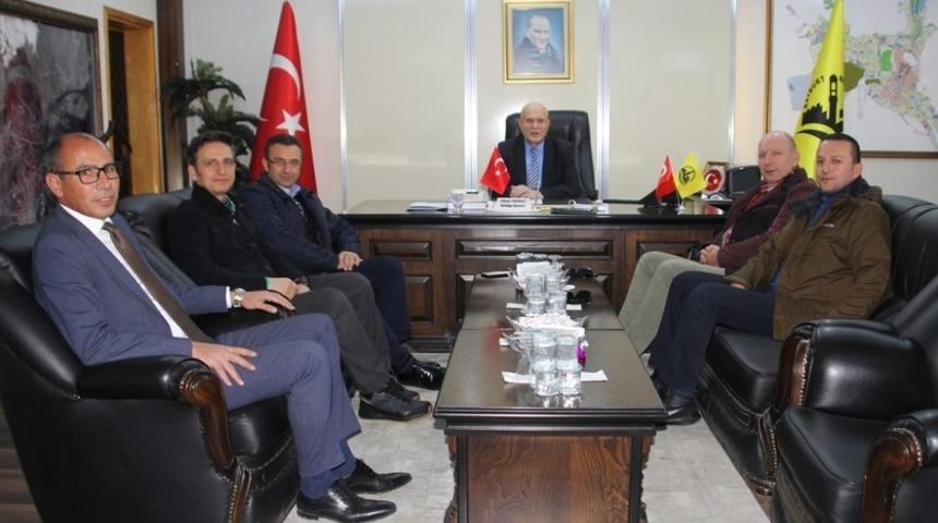 Dedeman Otelleri Genel M&uuml;d&uuml;rlerinden Başkan Pekmezci&rsquo;ye ziyaret