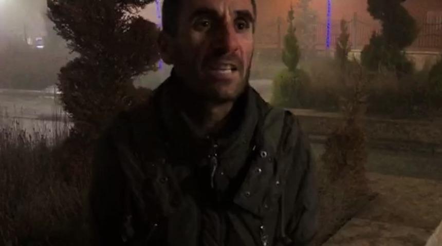 O şahıs, &ccedil;ekilen videosunun &ccedil;arpıtılmasına tepki g&ouml;sterdi