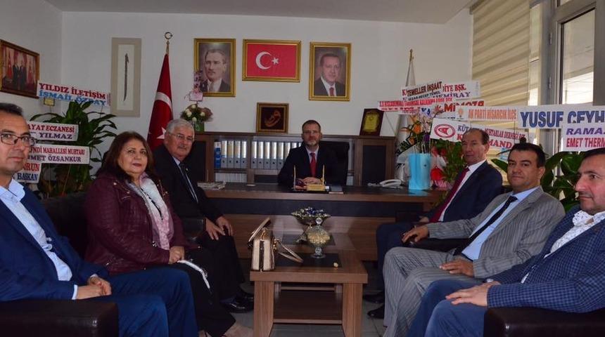 Şaphane heyetinden Başkan Ceyhun’a ’Hayırlı olsun’ ziyareti