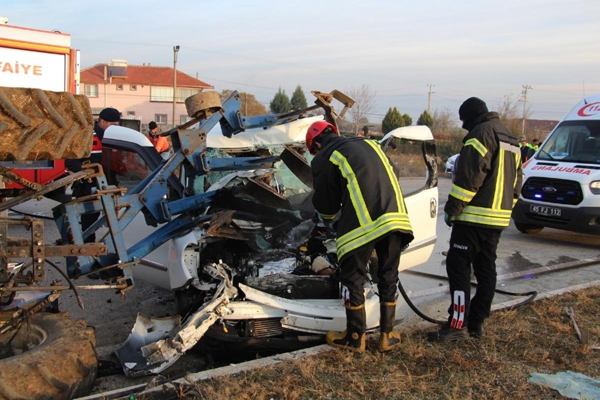 Korkun&ccedil; kazada otomobilin ibresi 150&rsquo;de takılı kaldı
