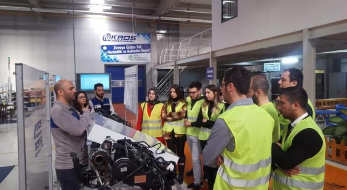 DP&Uuml; KAMER&rsquo;den Kros Otomotiv&rsquo;e teknik gezi