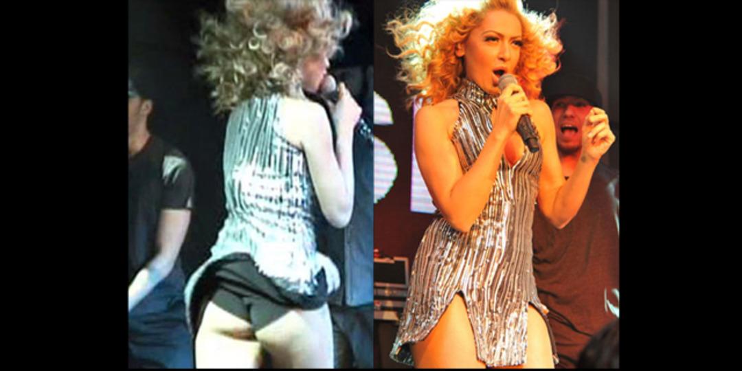 Hadise Uludağ'da da frikik verdi