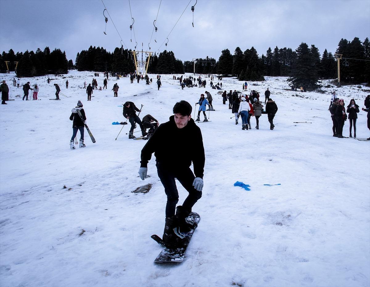 Kış turizminde tatilciler Uludağ'ı tercih etti