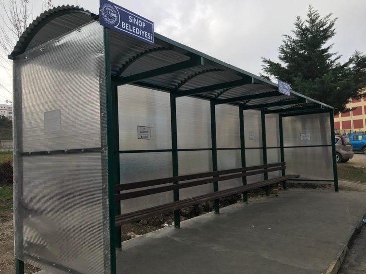 Sinop Belediyesi durakları yeniliyor G3