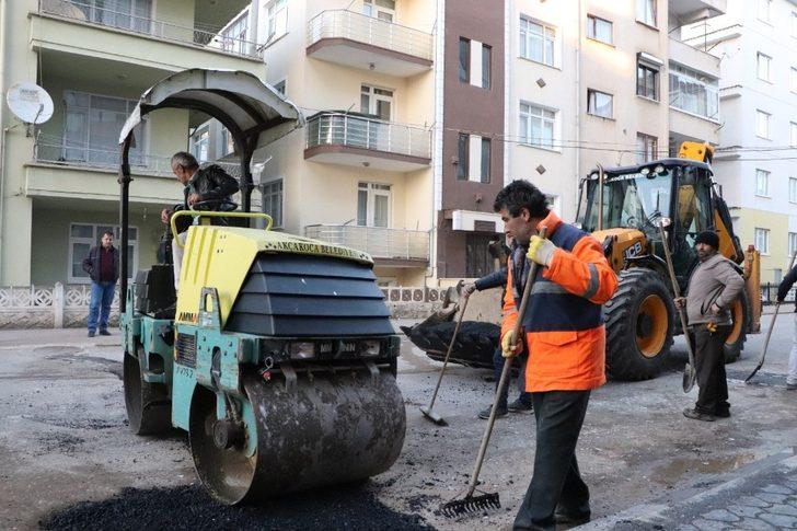 Akçakoca yollarında kış hazırlığı devam ediyor G3