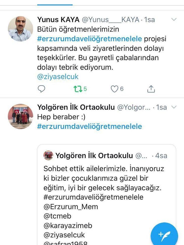 Erzurum’da veli öğretmen el ele G2