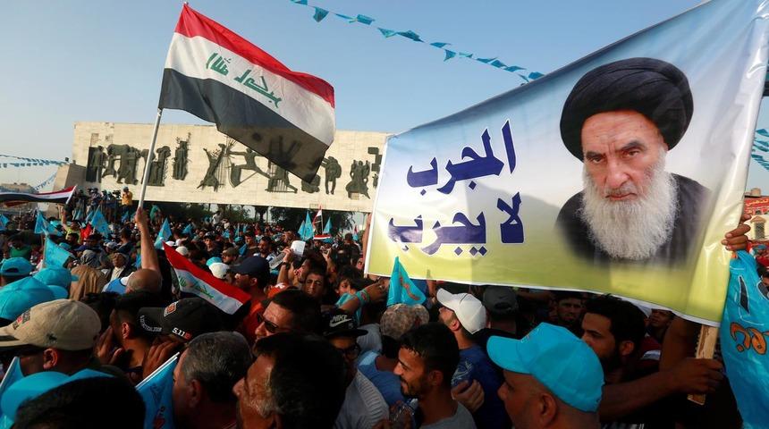 Sistani’nin erken seçim çağrısı sonrası yürüyüş