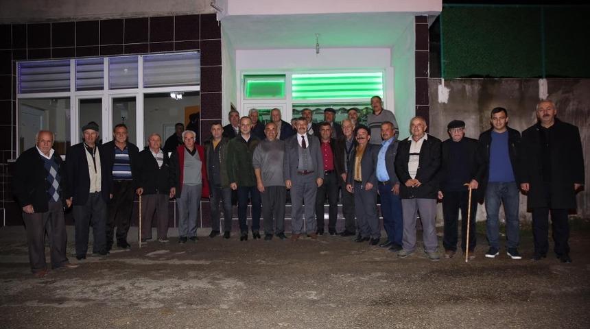 Başkan Akın k&ouml;ylerde