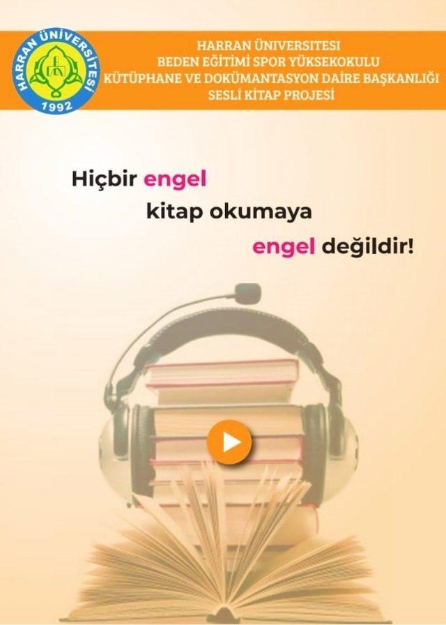 HRÜ öğrencileri görme engellilere yönelik sesli kitap projesi