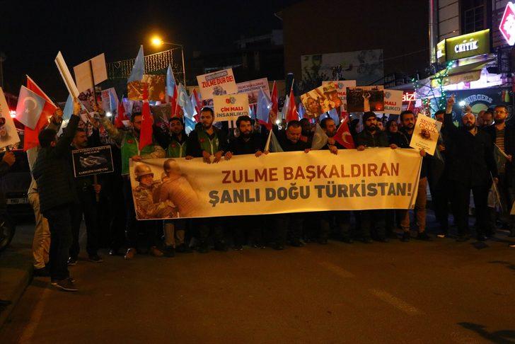 Çin'in Doğu Türkistan politikaları Edirne ve Tekirdağ'da protesto edildi G5