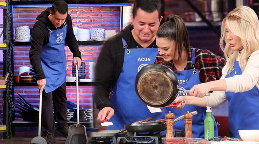 MasterChef'te Acun Ilıcalı ve O Ses Türkiye jürisi yarıştı! Acun'dan yarışmacılara Survivor sürprizi! Oyunu kim kazandı?