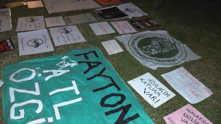 İBB önündeki fayton protestosunda 2. gün... Bu gece de çadırlarda sabahladılar G2