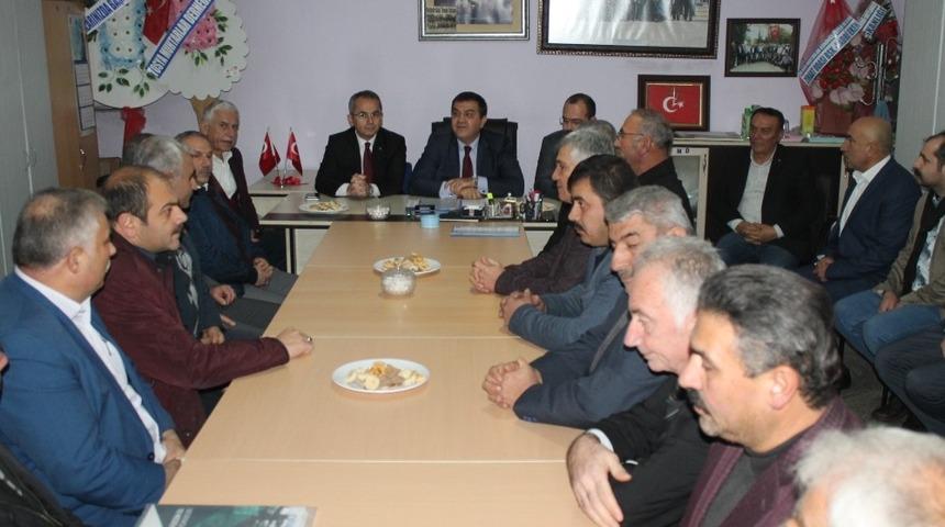 Bakan Yardımcısı Kaymak&ccedil;ı Tosyalı muhtarlarla buluştu