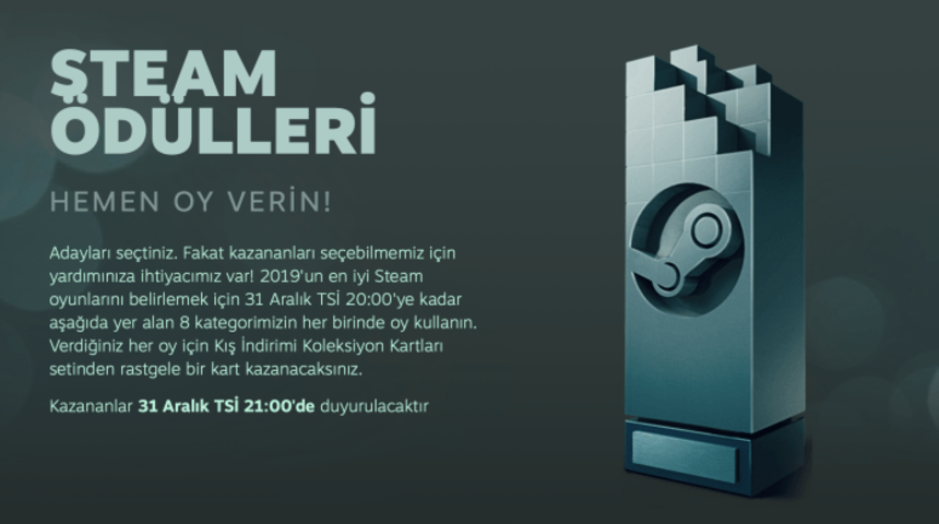 Steam &Ouml;d&uuml;lleri 2019 i&ccedil;in bug&uuml;n aday olan oyunlar a&ccedil;ıklandı