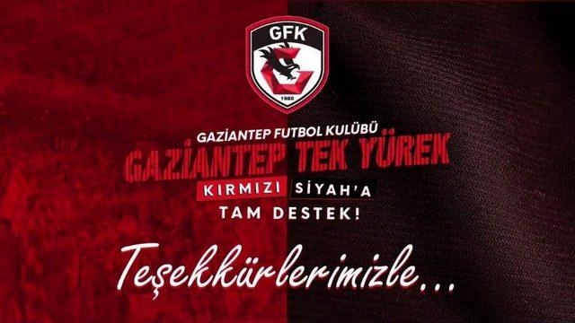 Gaziantep FK’ya destek gecesinde 240 bine yakın forma satıldı