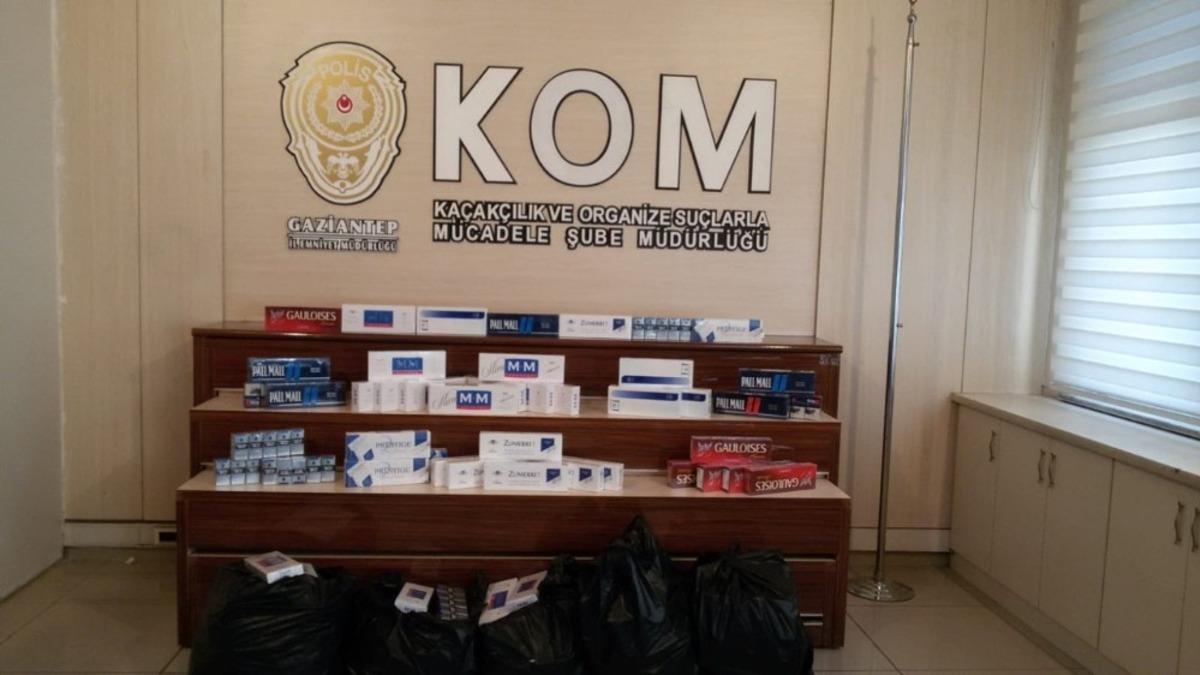 Gaziantep bir g&uuml;nde &uuml;&ccedil; ka&ccedil;ak sigara operasyonu