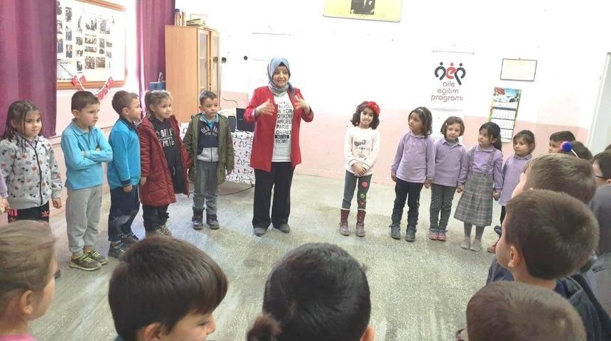 Hisarcık&rsquo;ta &ccedil;ocuklara &lsquo;Mahremiyet&rsquo; konulu eğitim