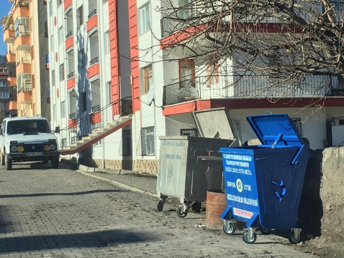 Kızılcahamam sokaklarında sıfır atık