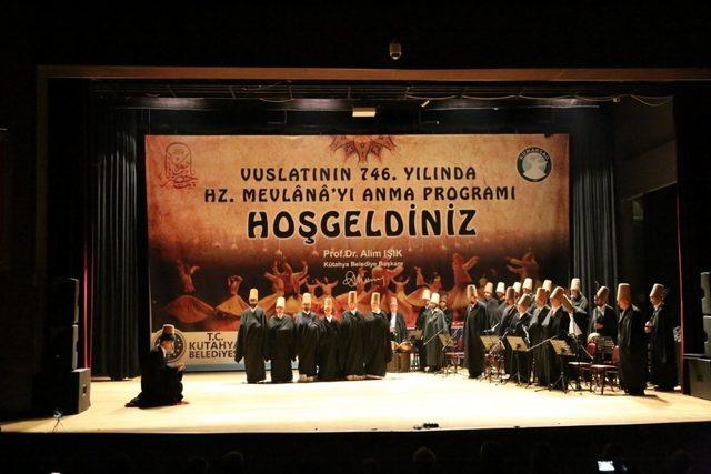 Kütahya’da Hz. Mevlana’yı anma programı