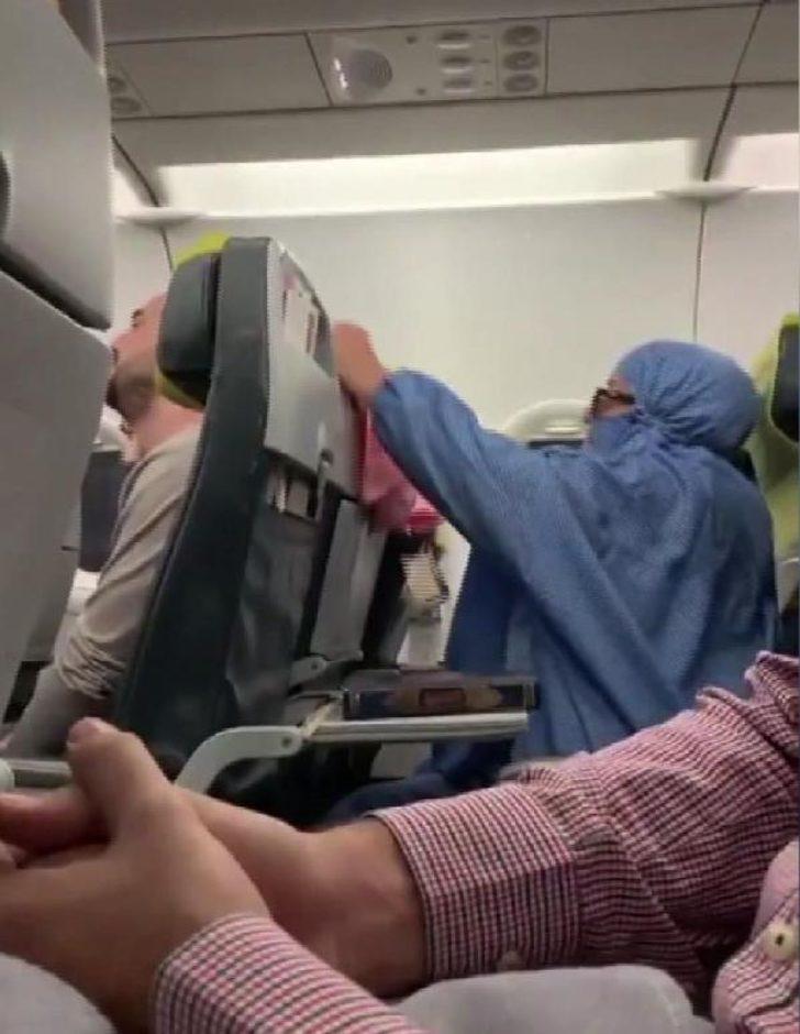 "Ben FETÖ'cüyüm, uçağı patlatacağım" diye bağıran kadının polis oğlu da tanıdık çıktı G2