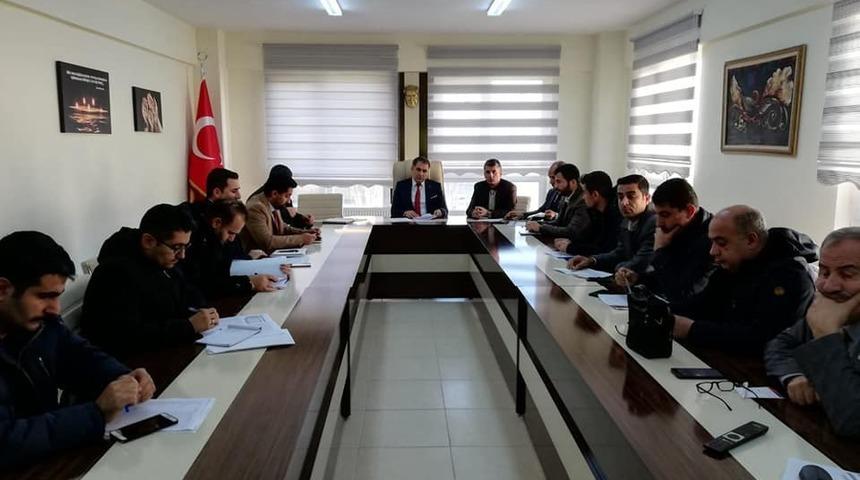 Gerc&uuml;ş&rsquo;te okul idarecileri ile değerlendirme toplantısı