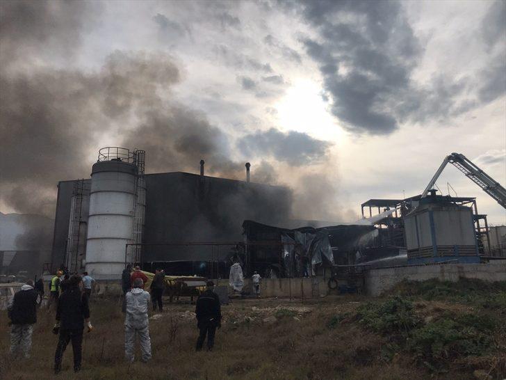 Kocaeli'de endüstriyel geri dönüşüm fabrikasında yangın G5